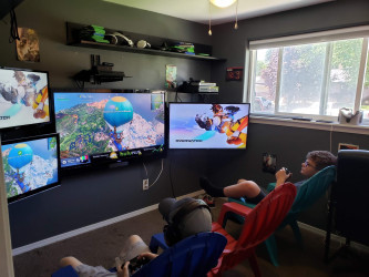 Entertainment & Gaming System Installation for Kids Playroom