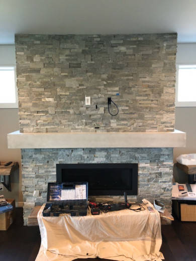 Flat Panel TV Mounting & Installation over Fireplace in Seattle, WA image: File_017(1)