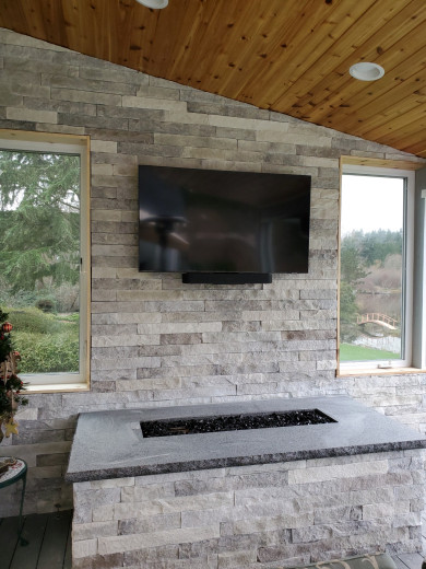 Flat Panel TV Mounting & Installation over Fireplace in Seattle, WA image: File_017(2)