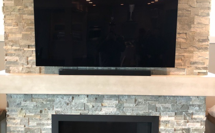 Flat Panel TV Mounting & Installation over Fireplace in Seattle, WA image: File_018(1)