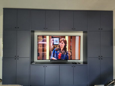 Garage Shop Flat Panel TV Mount and Installation -the Ultimate Shop!